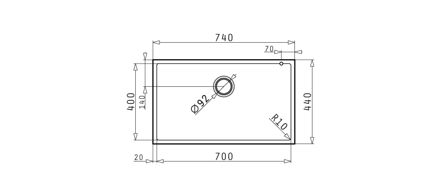 TETRAGON 70X40 1B Image 1++