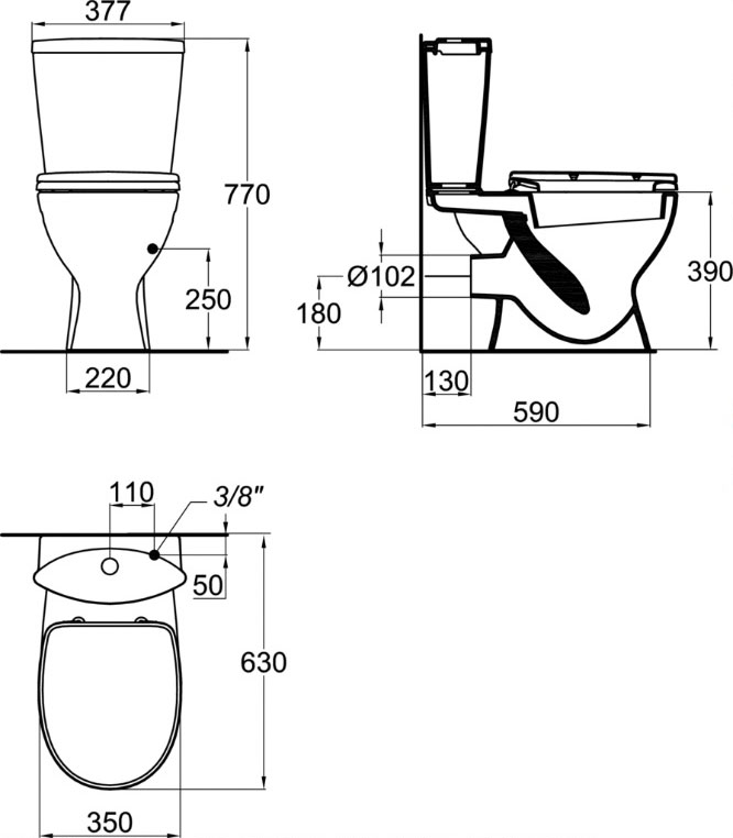 ΛΕΚΑΝΗ ΔΑΠΕΔΟΥ IDEAL STANDARD OCEANE Image 1++