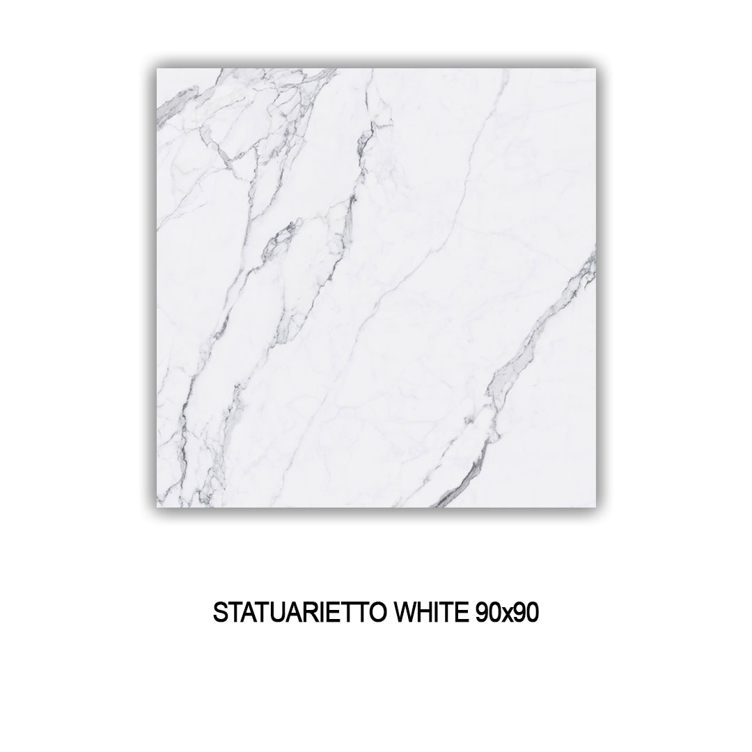 STATUARIETTO WHITE 90X90 Image 1++