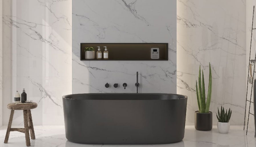 STATUARIETTO WHITE 90X90