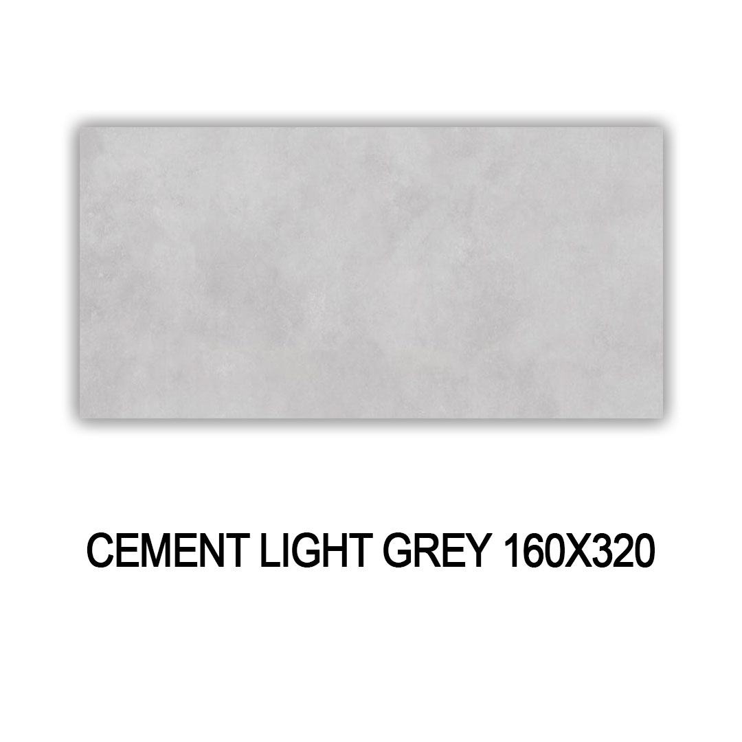 GRANDE CEMENT LIGHT GREY 160X320 12mm  SINTERED STONE 