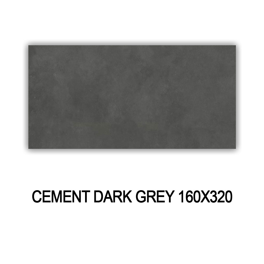 GRANDE CEMENT DARK GREY 160X320 12mm  SINTERED STONE 