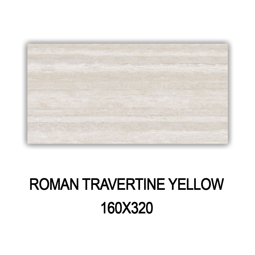 GRANDE ROMAN TRAVERTINE YELLOW 160X320 12mm  SINTERED STONE 