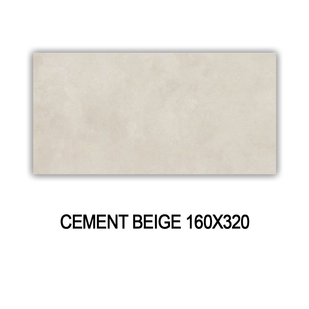 GRANDE CEMENT BEIGE 160X320 12mm  SINTERED STONE 