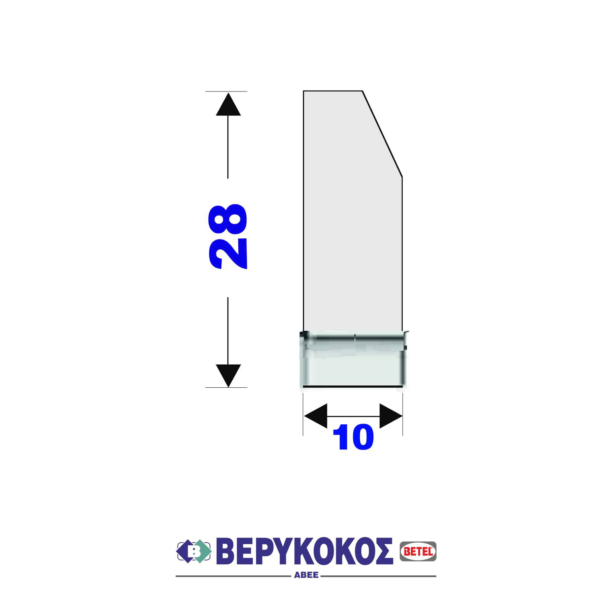 ΚΡΑΣΠΕΔΑ ΟΔΟΠΟΙΙΑΣ ΜΙΚΡΟ ΓΚΡΙ 100X10X28  Image 1++