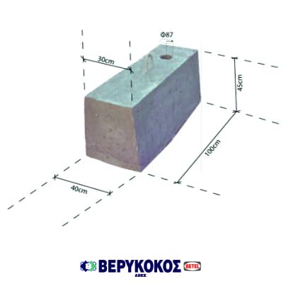 ΚΡΑΣΠΕΔΟ ΝΗΣΙΔΑ 100X40/30X45