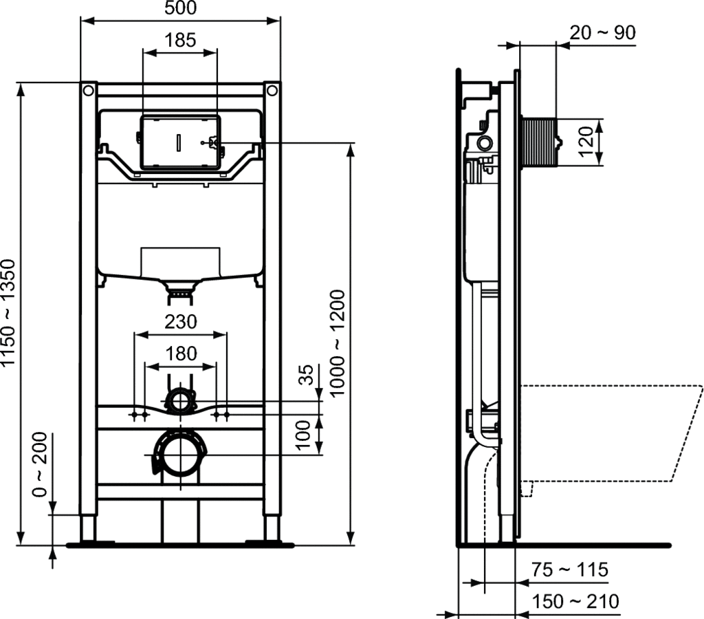 PROSYS 120 R020467 IDEAL STANDARD Image 1++