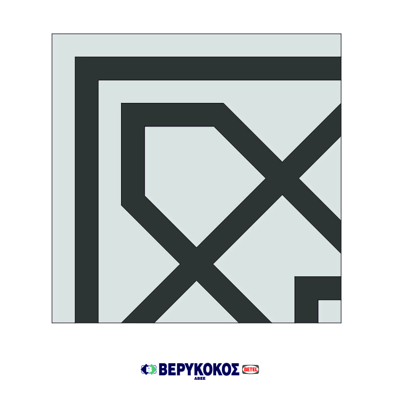 ΠΑΡΑΔΟΣΙΑΚΑ ΧΕΙΡΟΠΟΙΗΤΑ ΠΛΑΚΑΚΙΑ 20Χ20 ΜΠΟΡΝΤΟΥΡΑ ΓΩΝΙΑ ''ΑΣΤΡΑΚΙ'' Image 1++