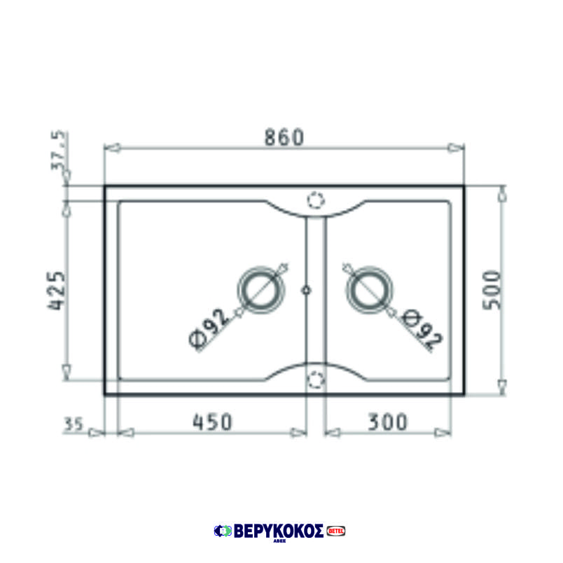 AEOLIA 86X50 1 3/4B Image 1++