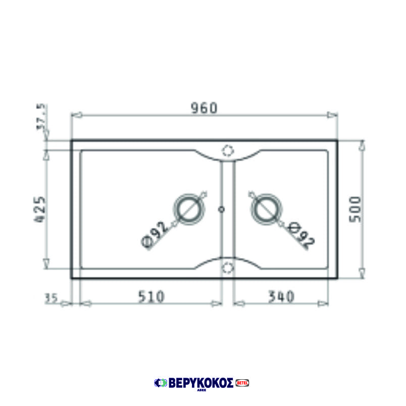 AEOLIA 96X50 1 3/4B Image 1++