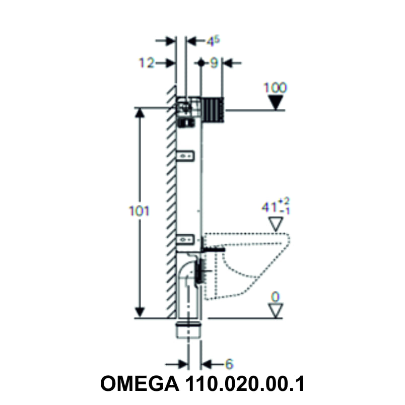 ΚΑΖΑΝΑΚΙ GEBERIT OMEGA 110.020.00.1 Image 1++