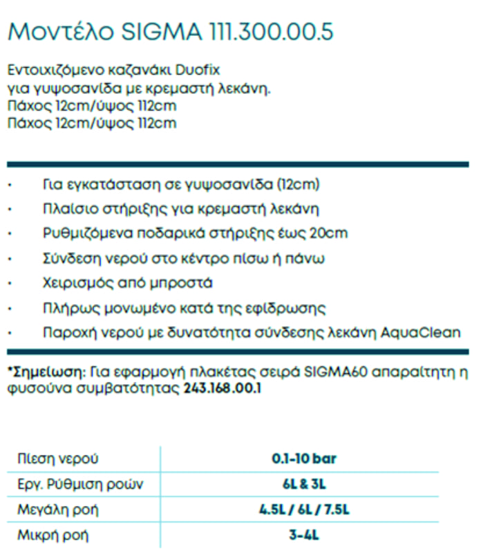 ΚΑΖΑΝΑΚΙ SIGMA 111.300.00.5 GEBERIT Image 1++