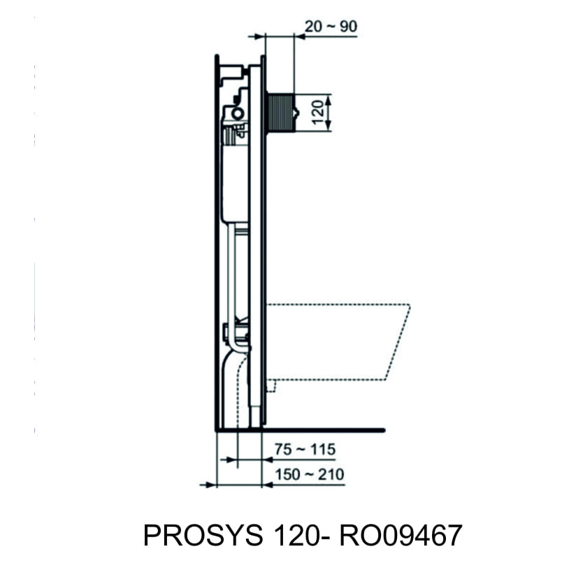 KAZANAKIA PROSYS 120 - R009467 IDEAL STANDARD Image 1++