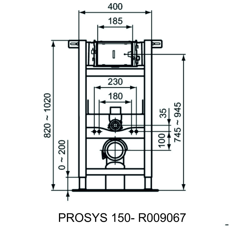 KAZANAKI PROSYS 150 - R009067 IDEAL STANDARD Image 1++