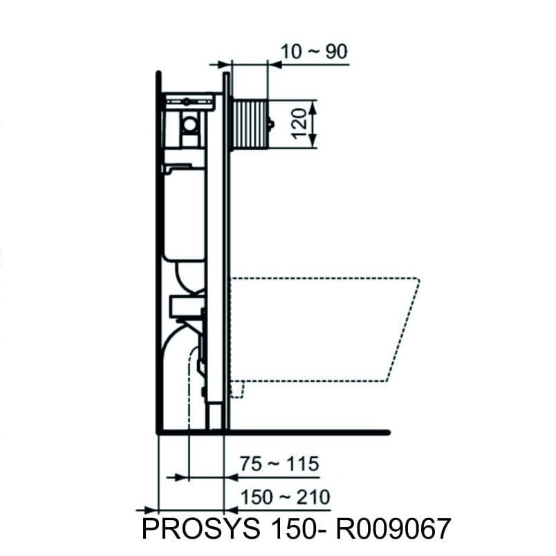 KAZANAKI PROSYS 150 - R009067 IDEAL STANDARD Image 1++