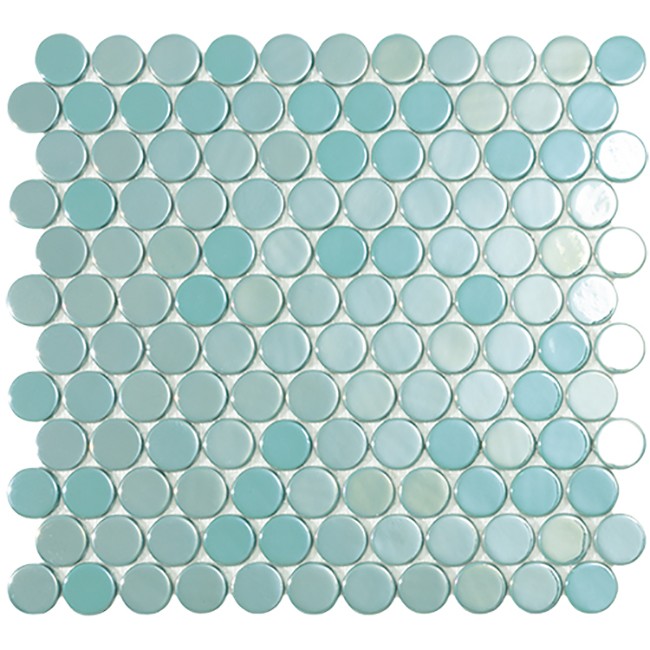 TURQUOISE CIRCLE 25 X 25